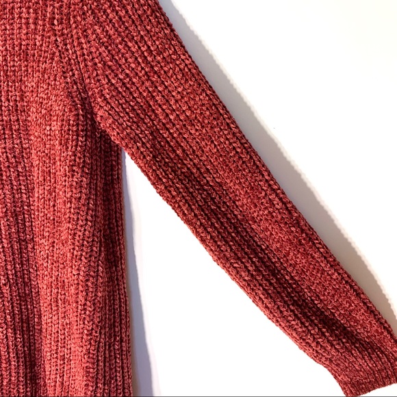 Seven7 Burgundy Chenille Cardigan Sweater - Picture 4 of 9